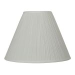 Lamp Shade Mushroom Soft Pleat Parchment 7x17x13